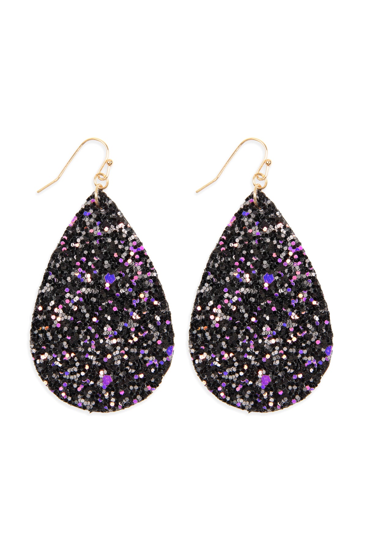 Sequin Teardrop Earrings / 6PAIRS