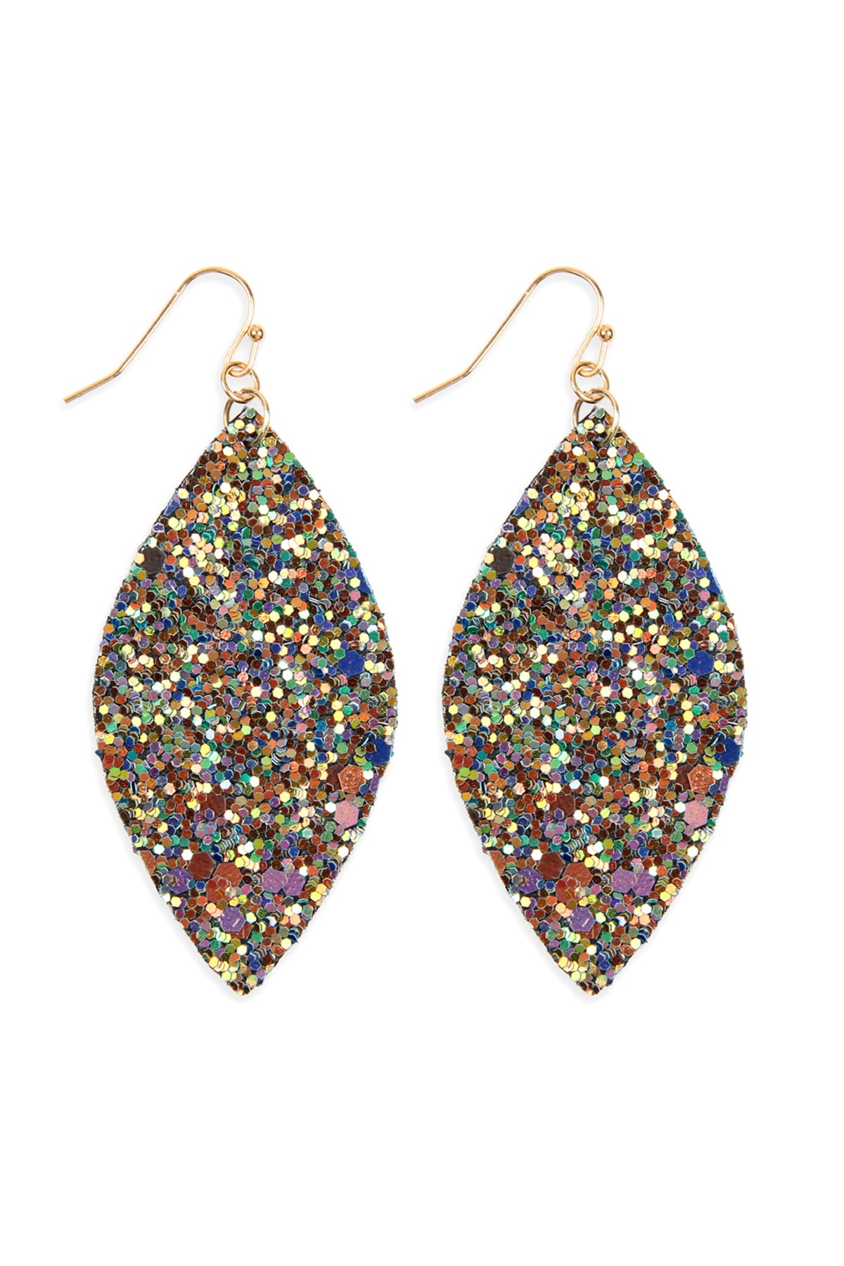 Sequin Marquise Drop Earrings