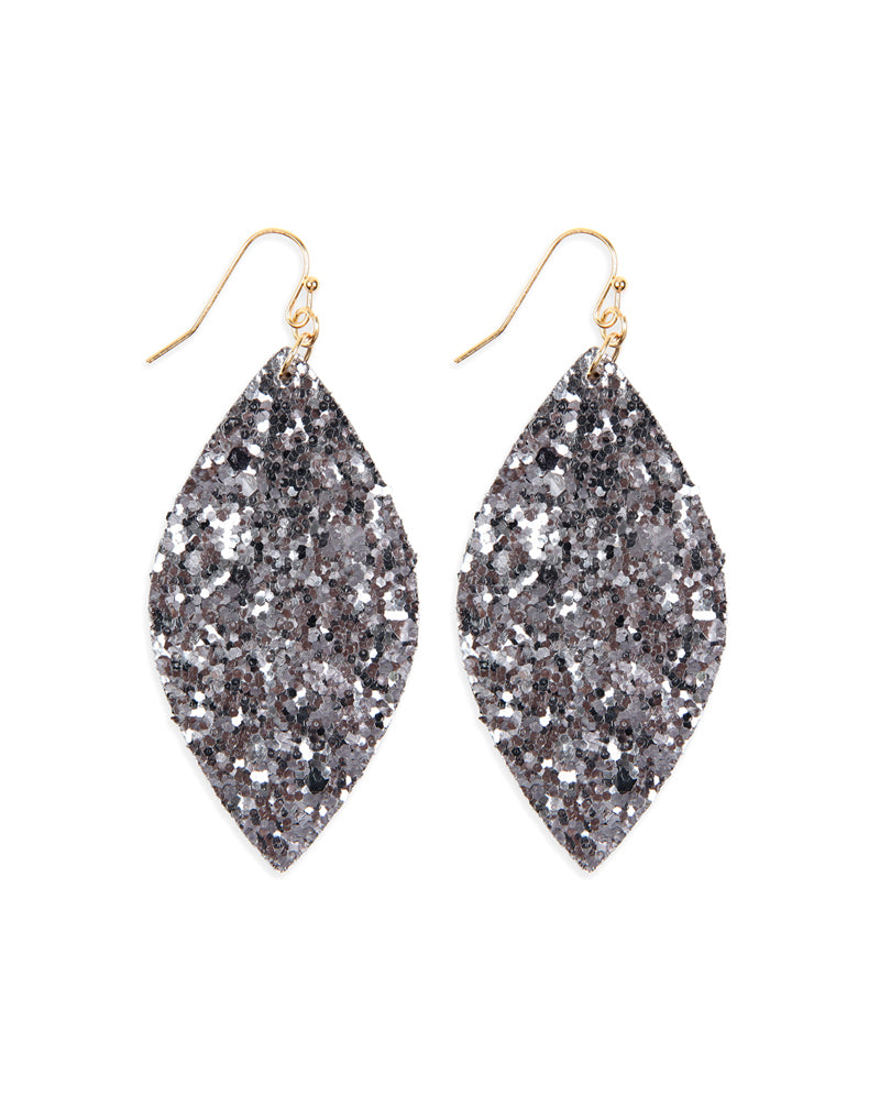 Sequin Marquise Drop Earrings