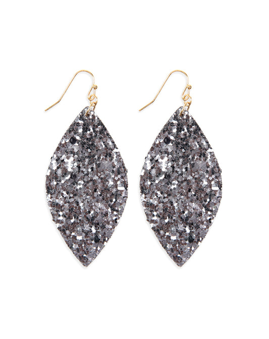 Sequin Marquise Drop Earrings