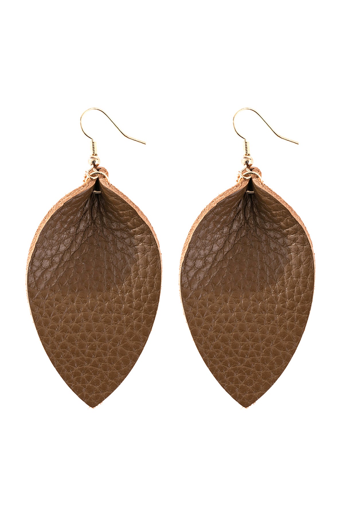 Pinched Teardrop Hoop Drop Earrings / 6PAIRS