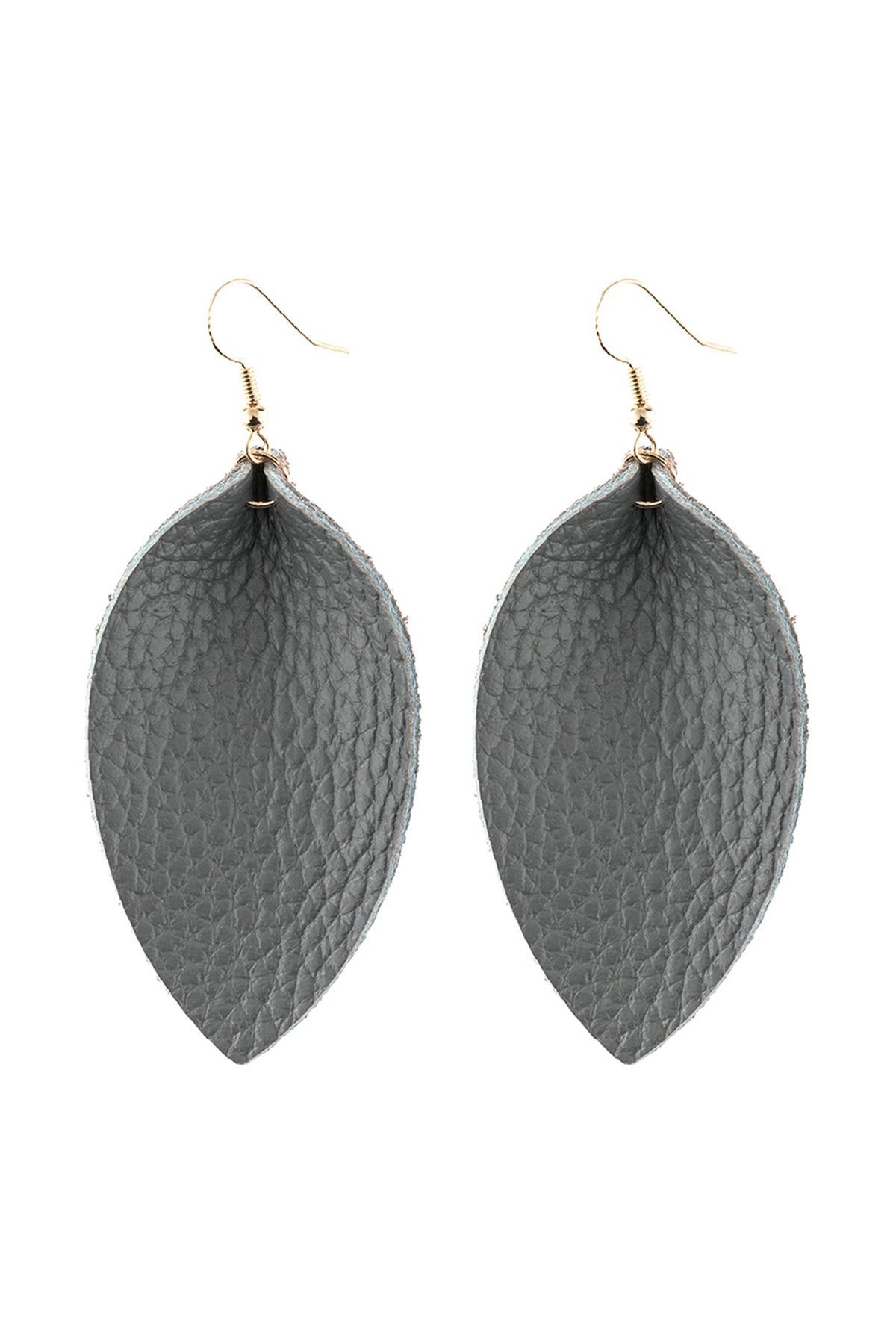 Pinched Teardrop Hoop Drop Earrings / 6PAIRS