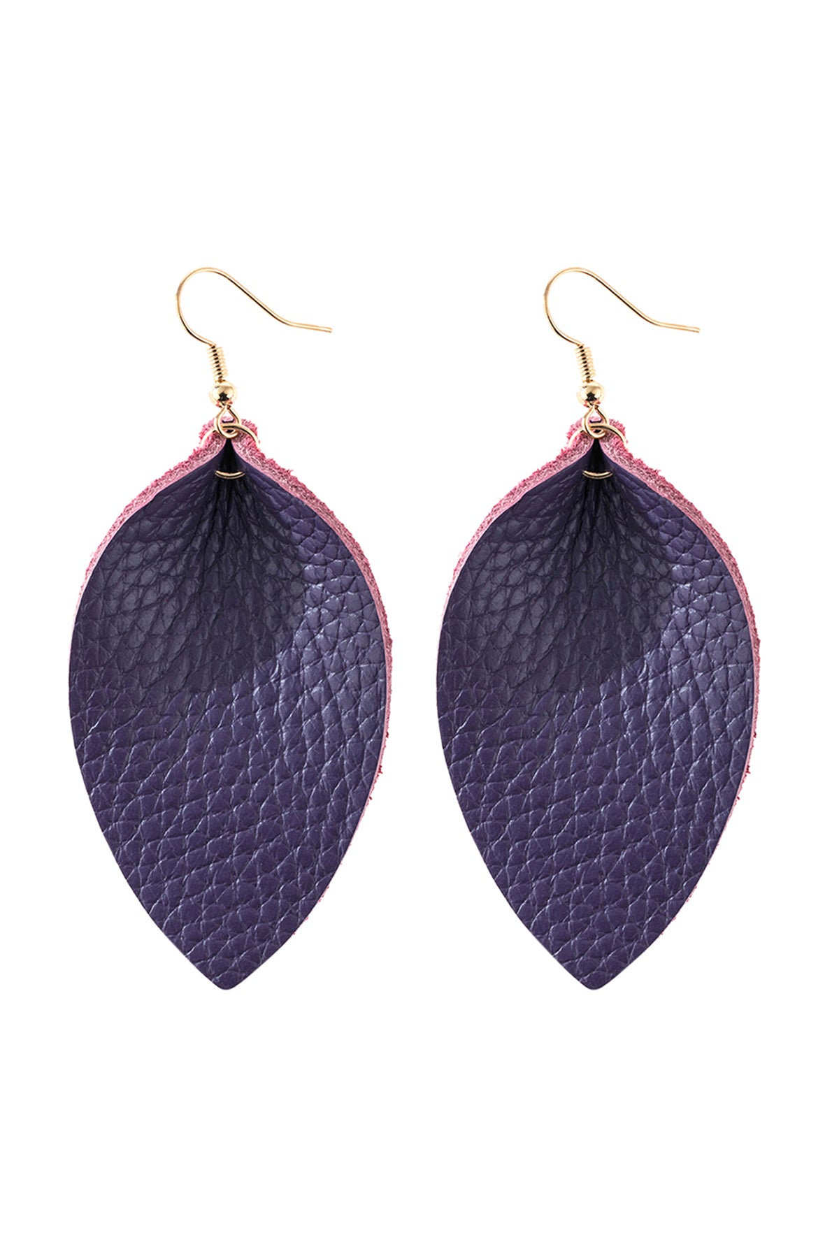 Pinched Teardrop Hoop Drop Earrings / 6PAIRS