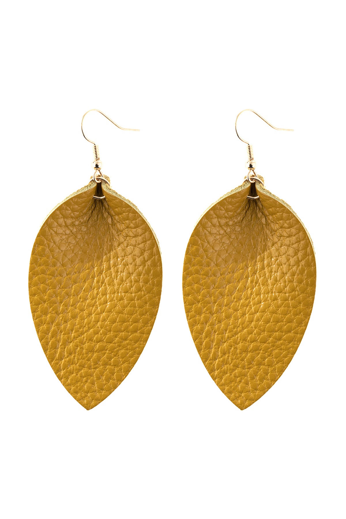 Pinched Teardrop Hoop Drop Earrings / 6PAIRS