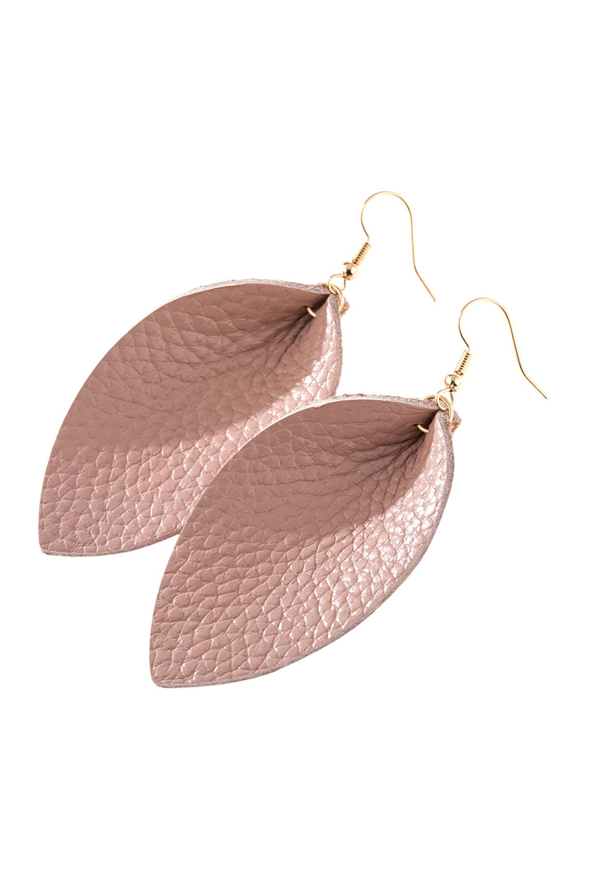 Pinched Teardrop Hoop Drop Earrings