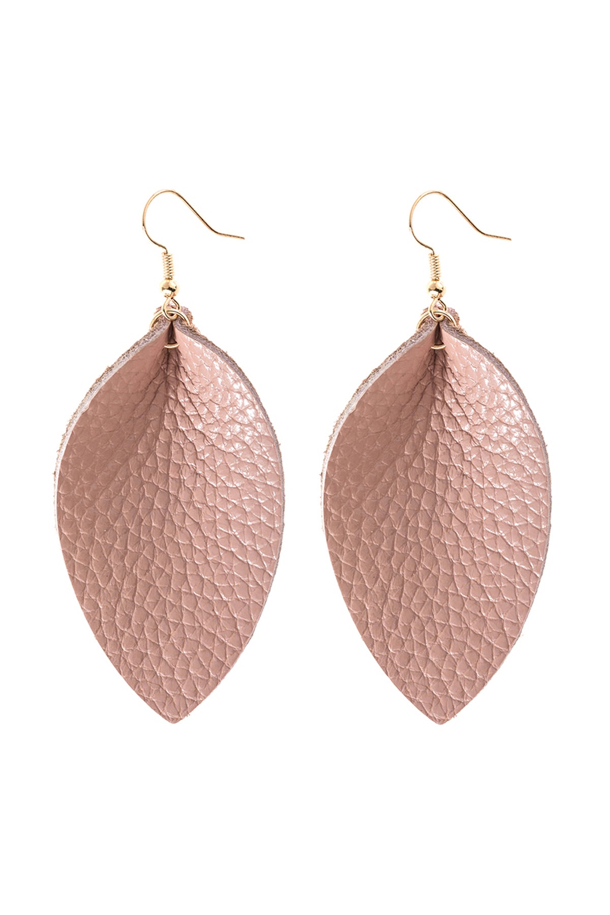Pinched Teardrop Hoop Drop Earrings / 6PAIRS