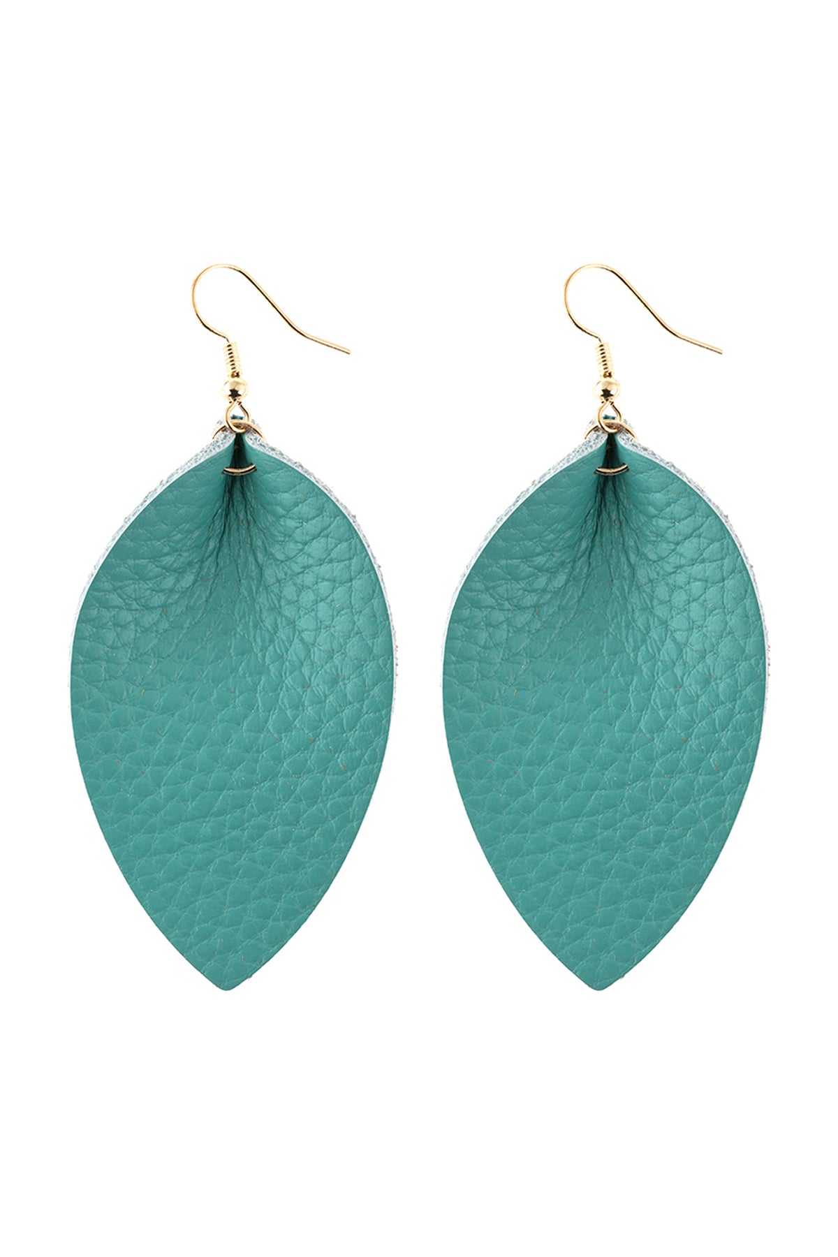 Pinched Teardrop Hoop Drop Earrings / 6PAIRS