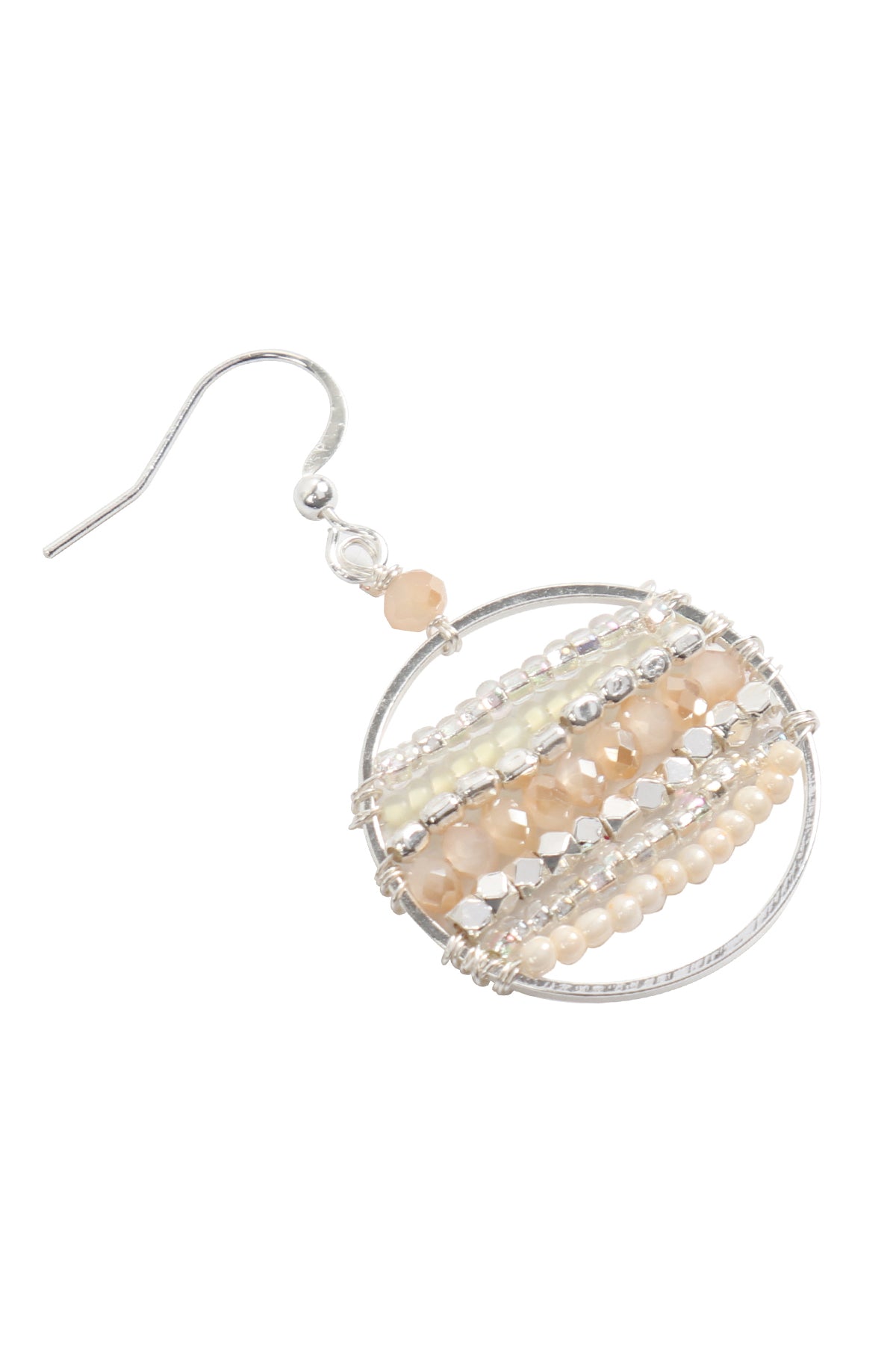 Multicolor Mixed Beads Drop Earrings