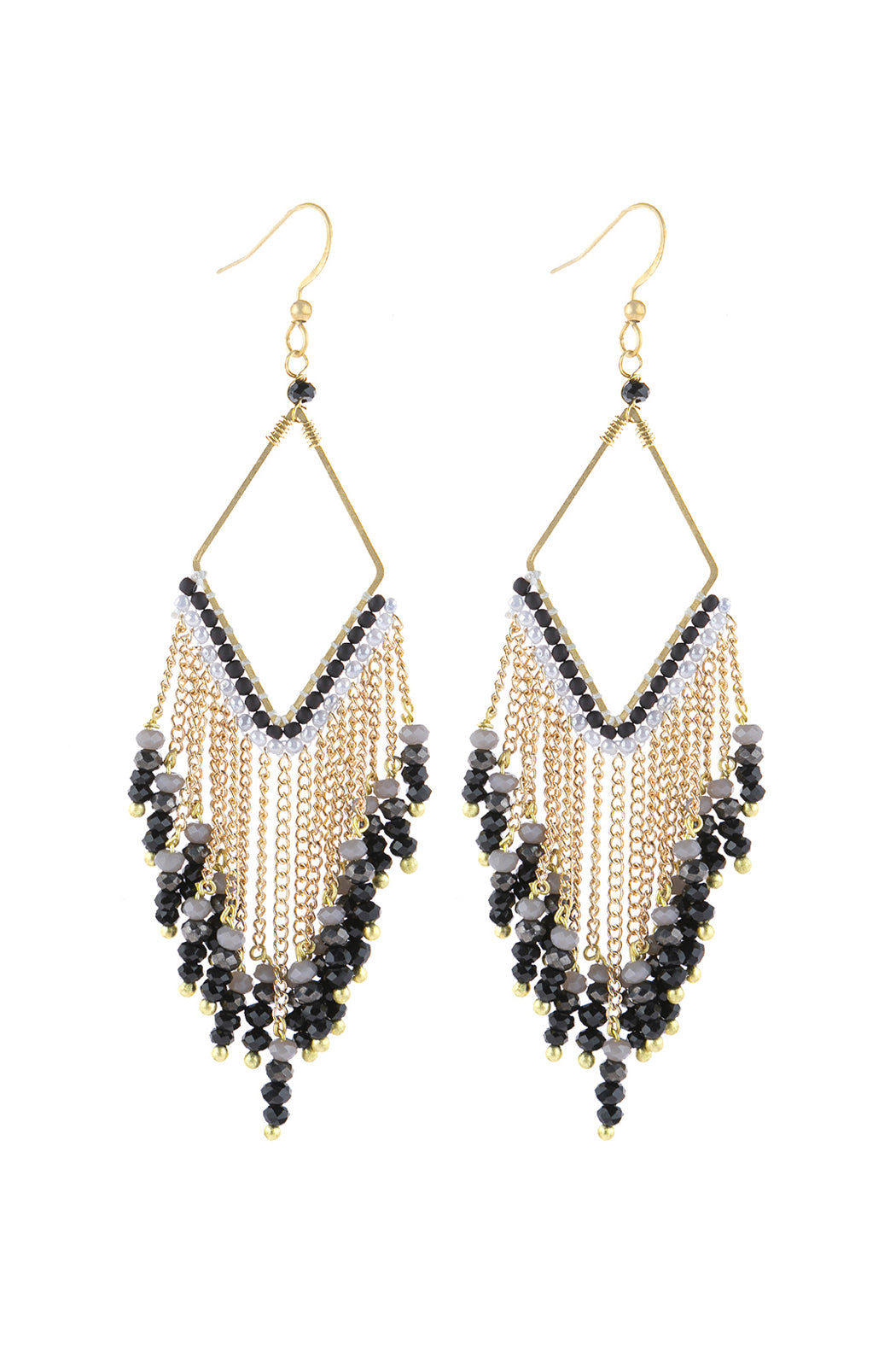 Dangle Beaded Earrings