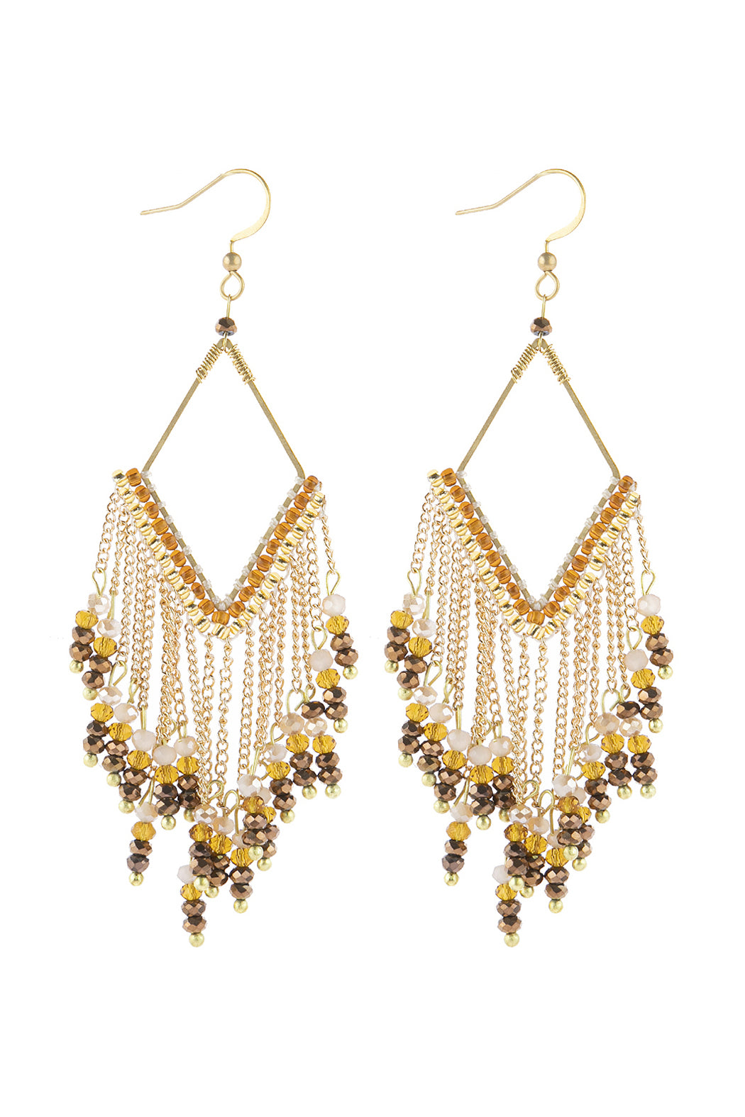 Dangle Beaded Earrings