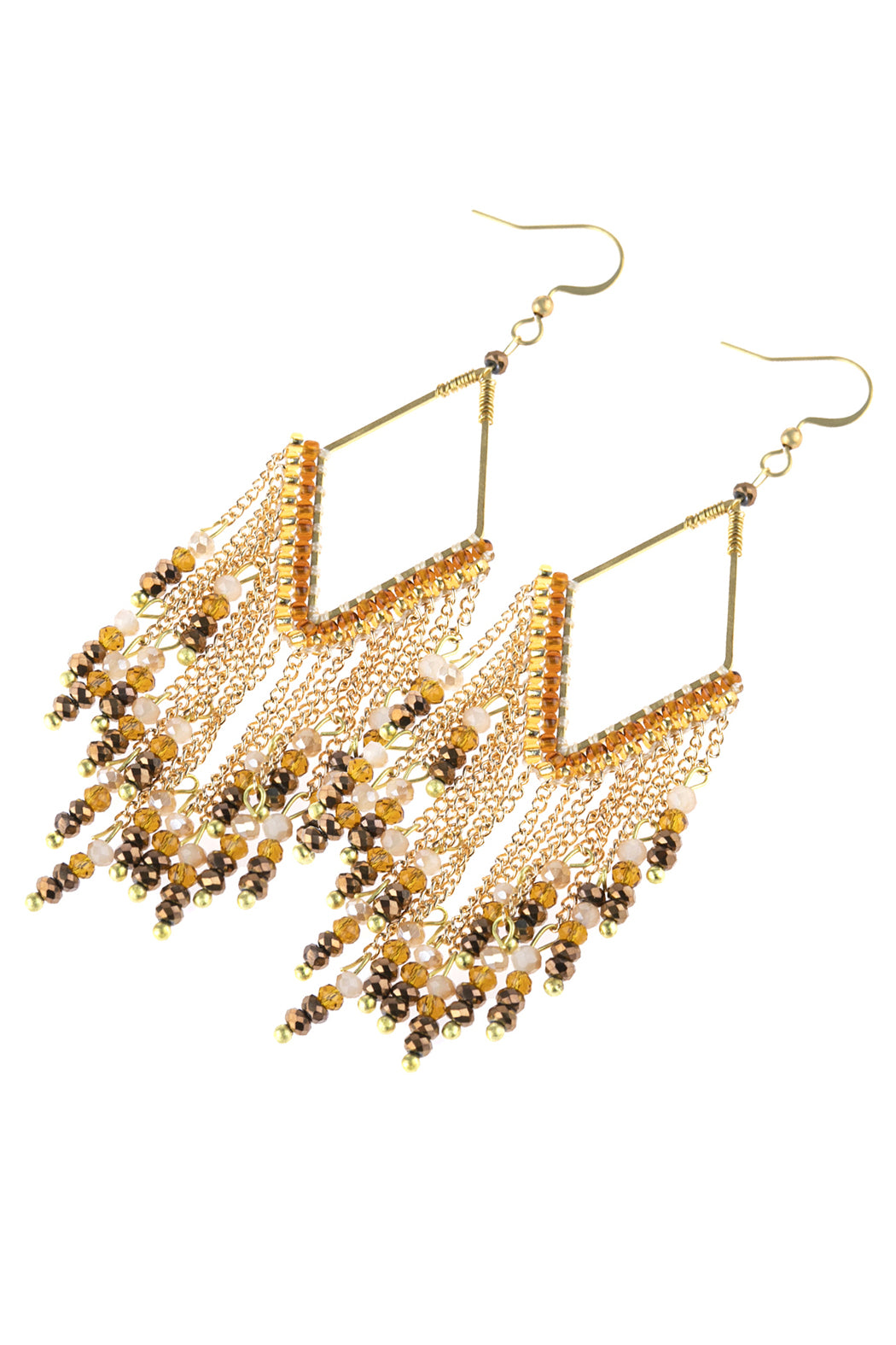 Dangle Beaded Earrings