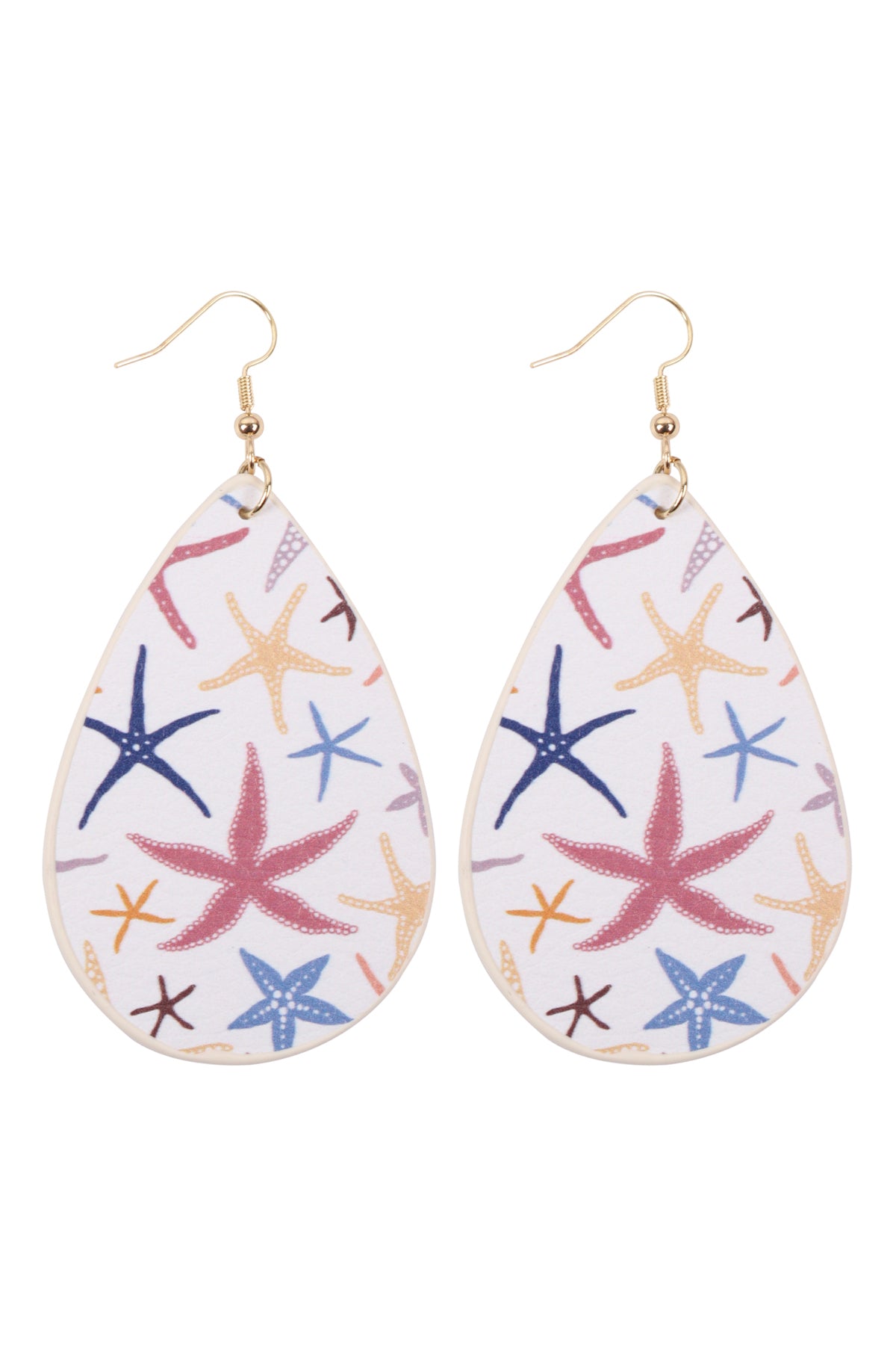 Print Teardrop Earrings