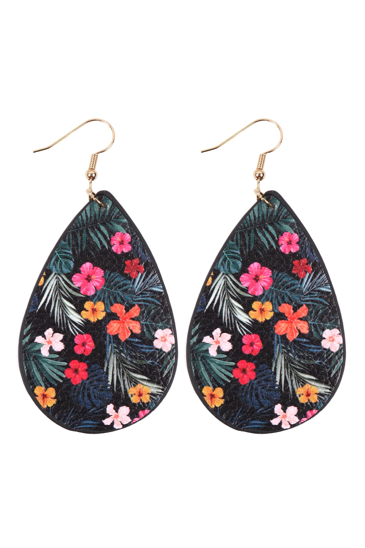 Print Teardrop Earrings