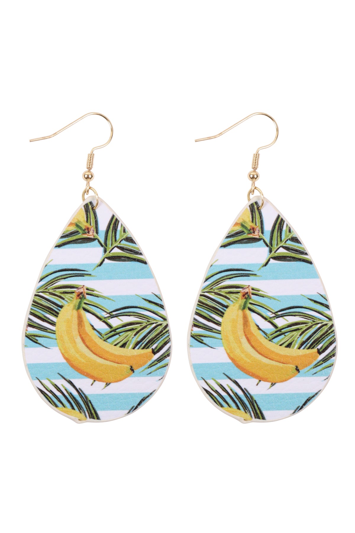 Print Teardrop Earrings