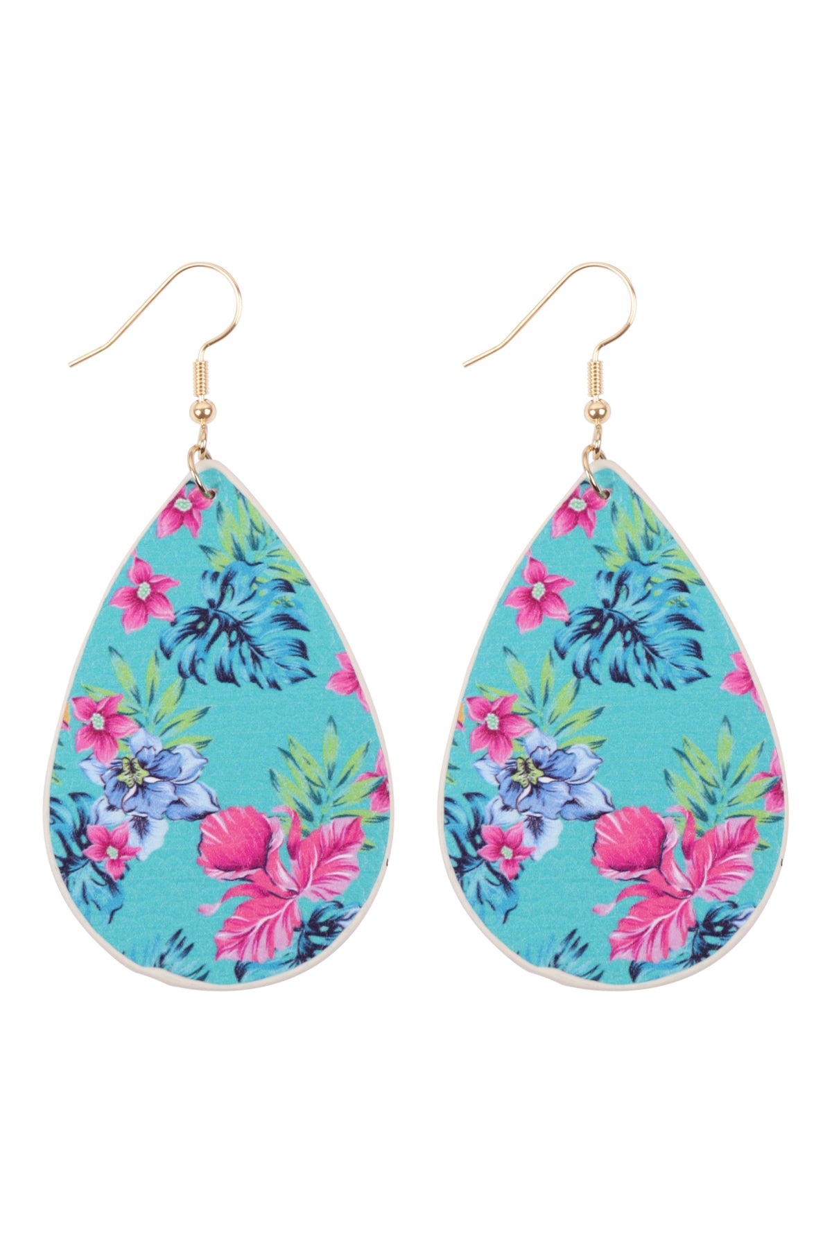 Print Teardrop Earrings