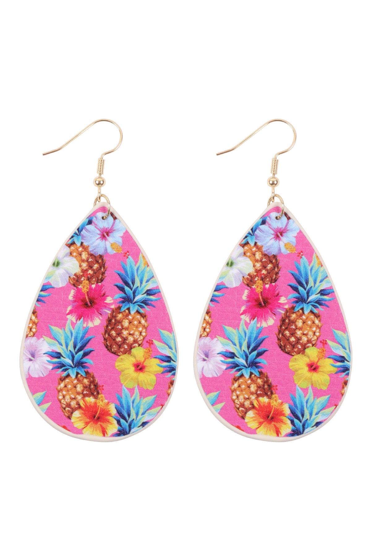 Print Teardrop Earrings