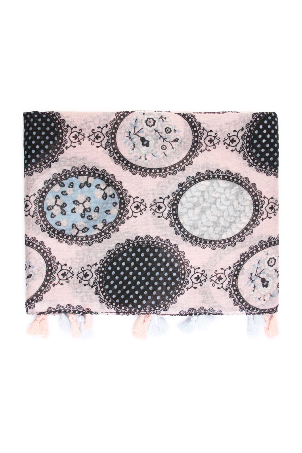 Multi Printed Oblong Scarf