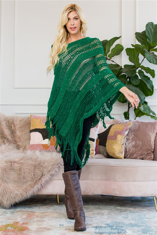 Crochet Native Pattern Poncho