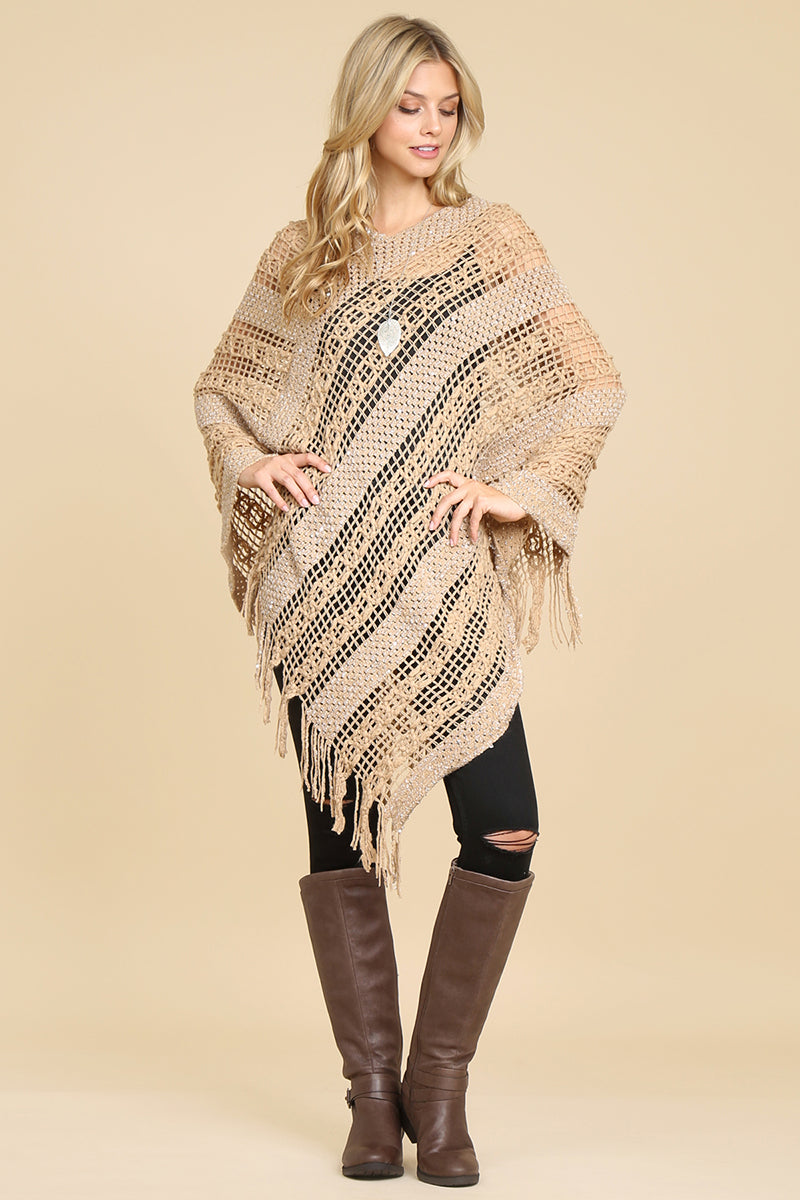 Crochet Native Pattern Poncho