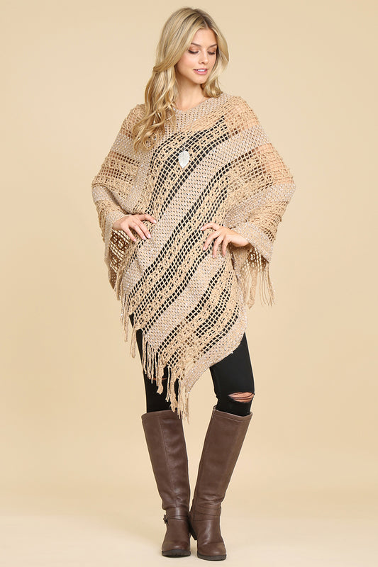 Crochet Native Pattern Poncho