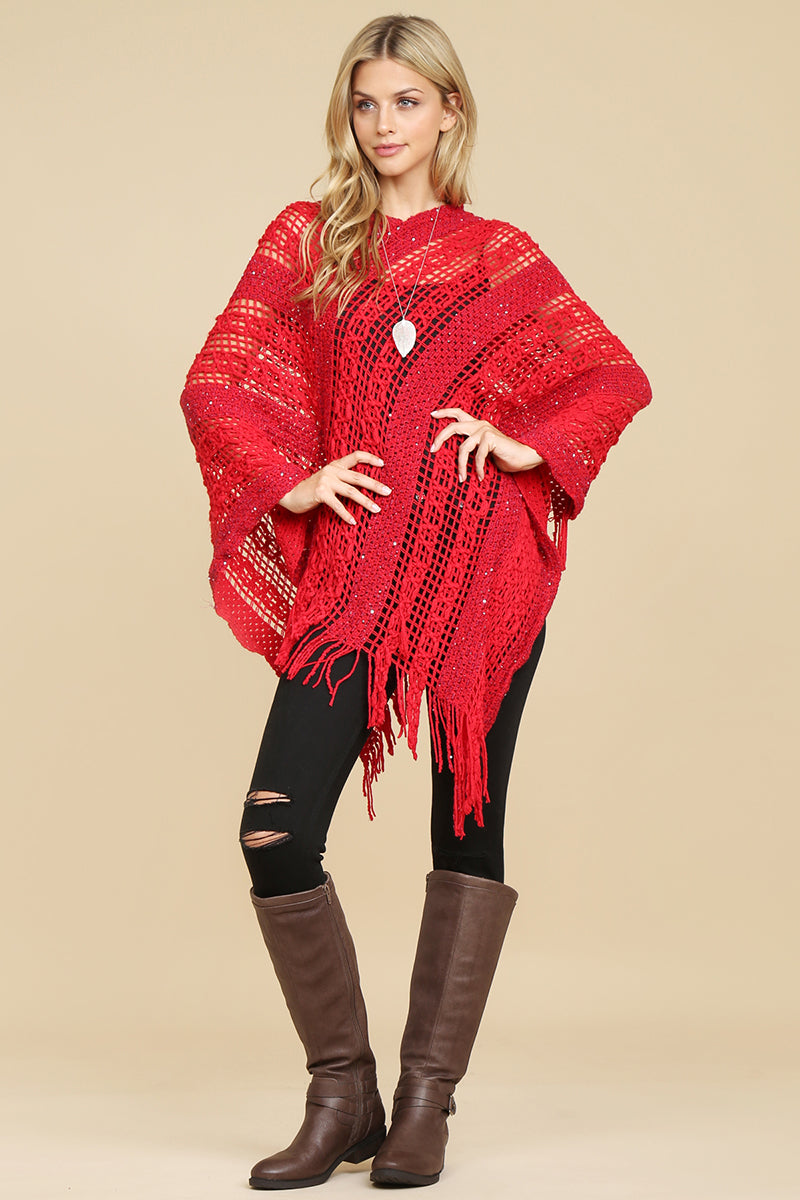 Crochet Native Pattern Poncho