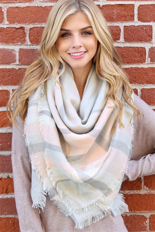 Blanket Fringe Scarf