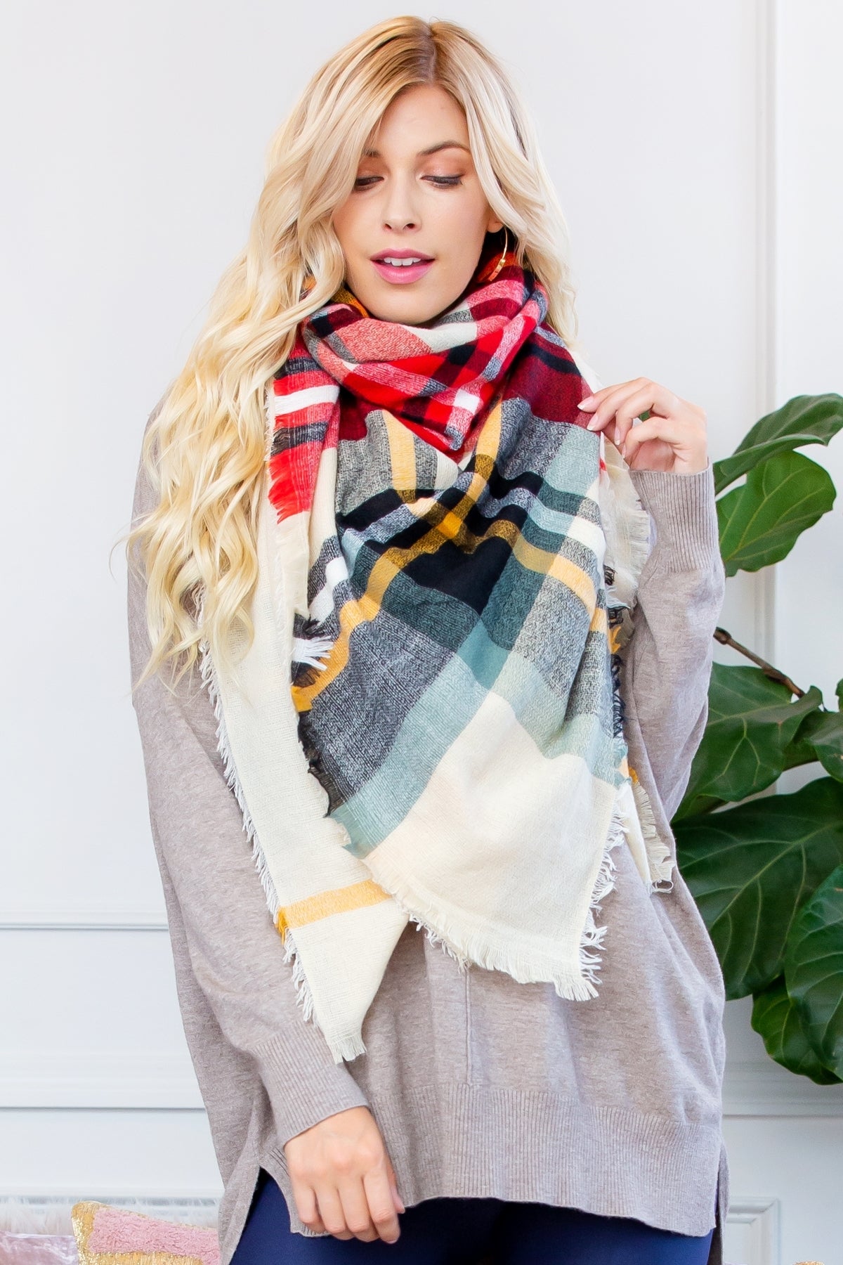 Fringe Blanket Scarf
