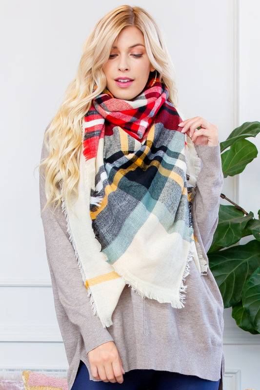 Fringe Blanket Scarf