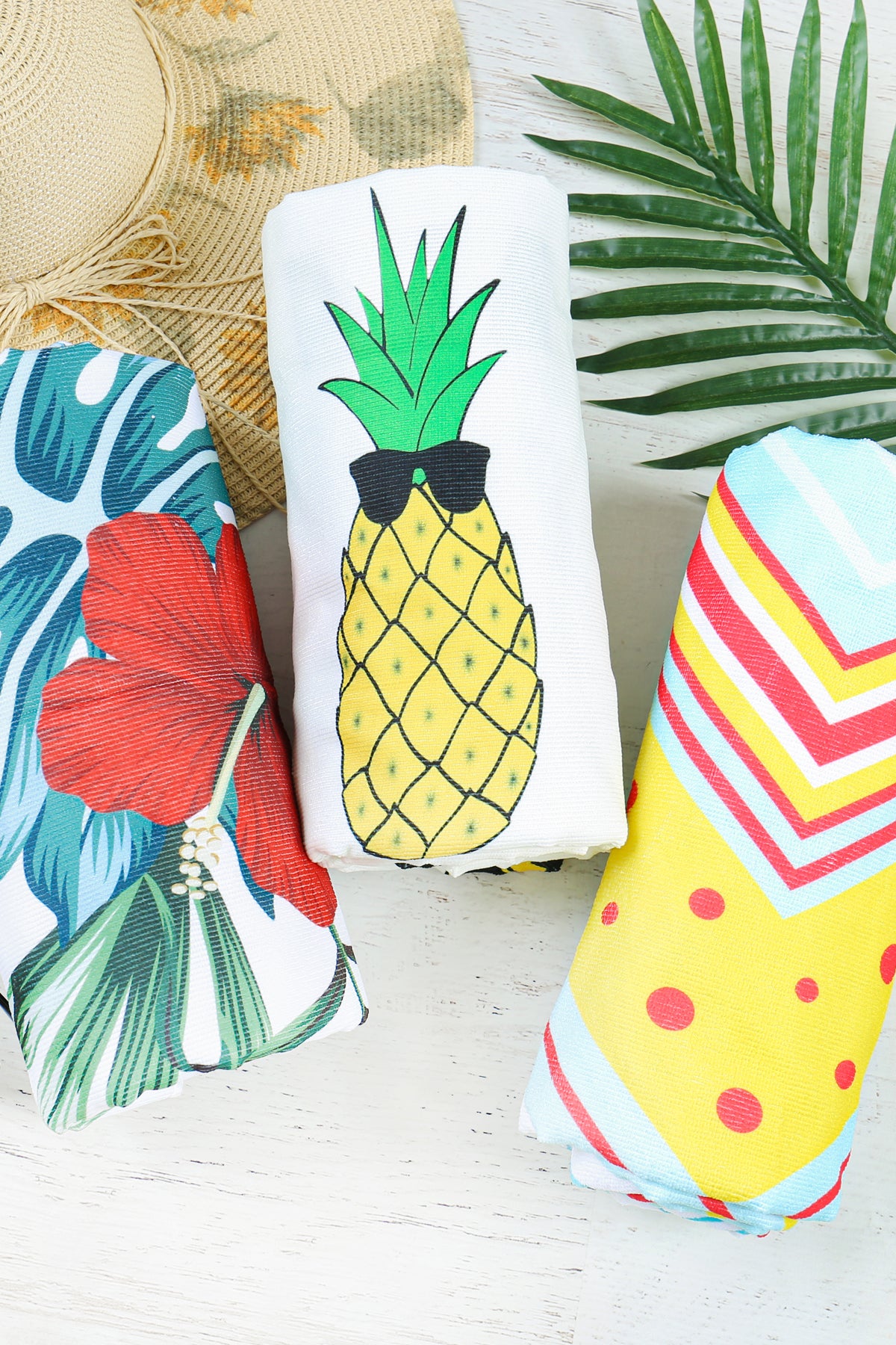 Women's Beach Chevron Pattern Towel for Summer