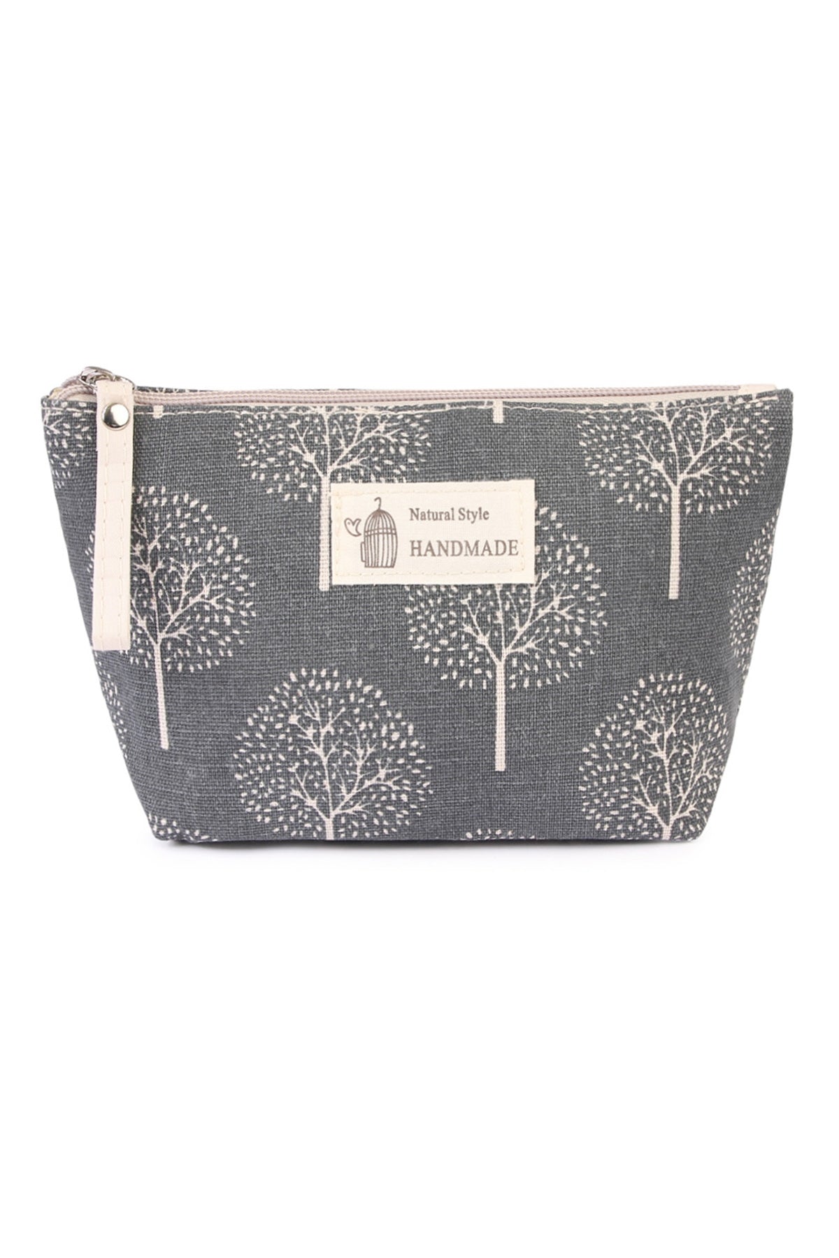 Tree Printed Cosmetic Bag