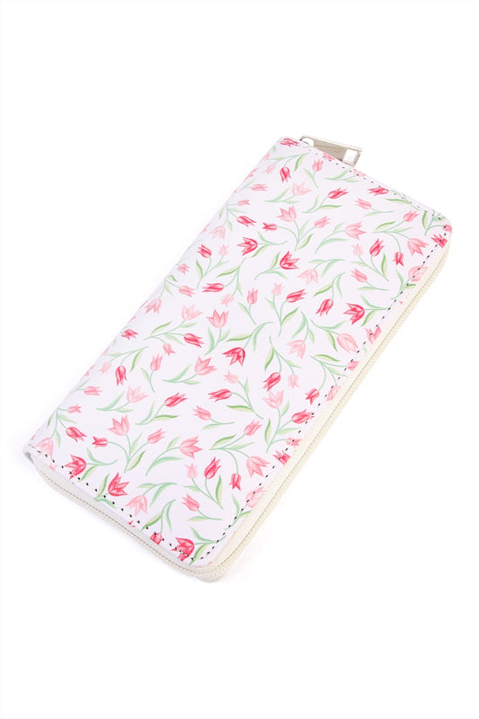 Print Single Zipper Wallet