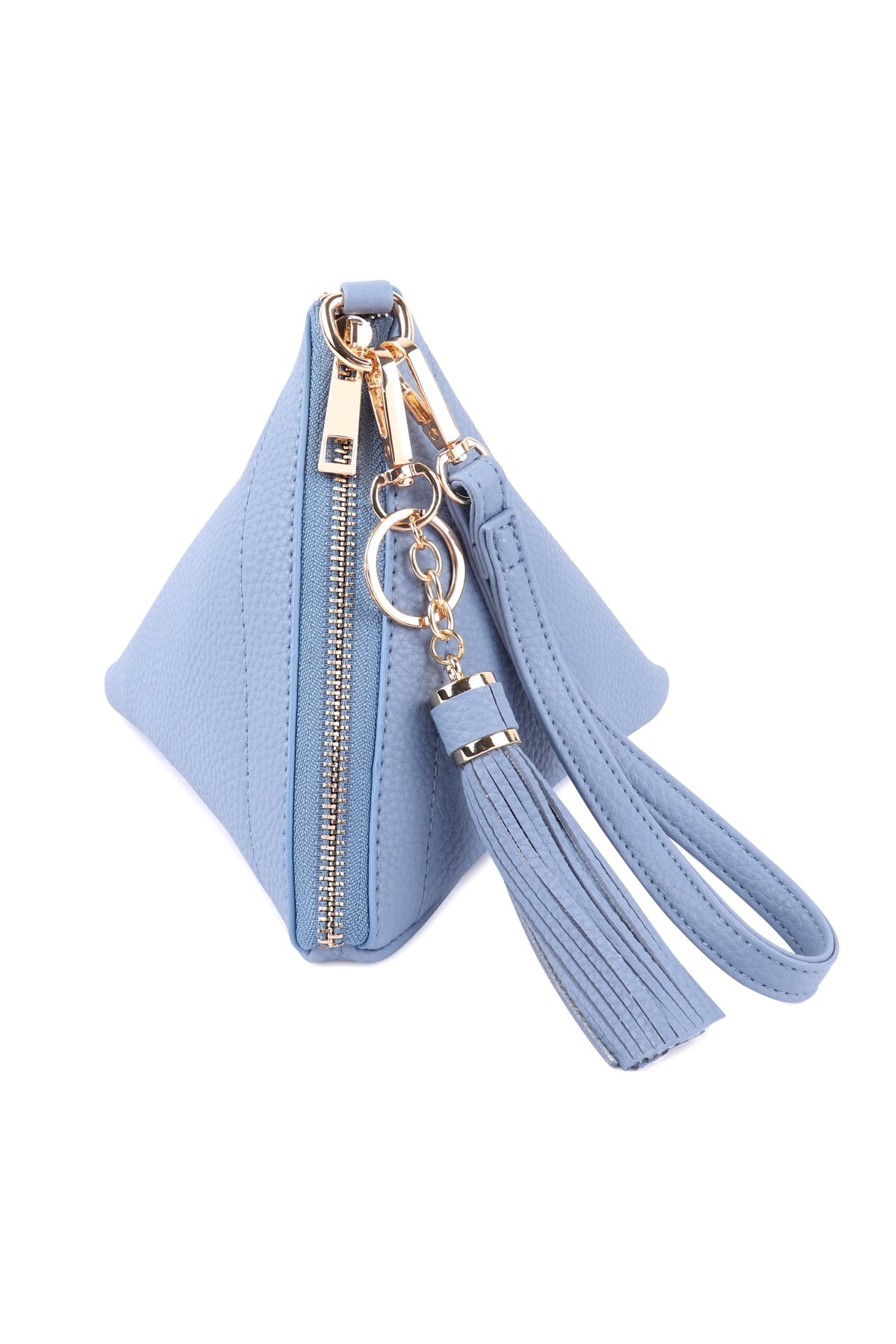 Pyramid Shape Leather Wristlet Bag / 6PCS