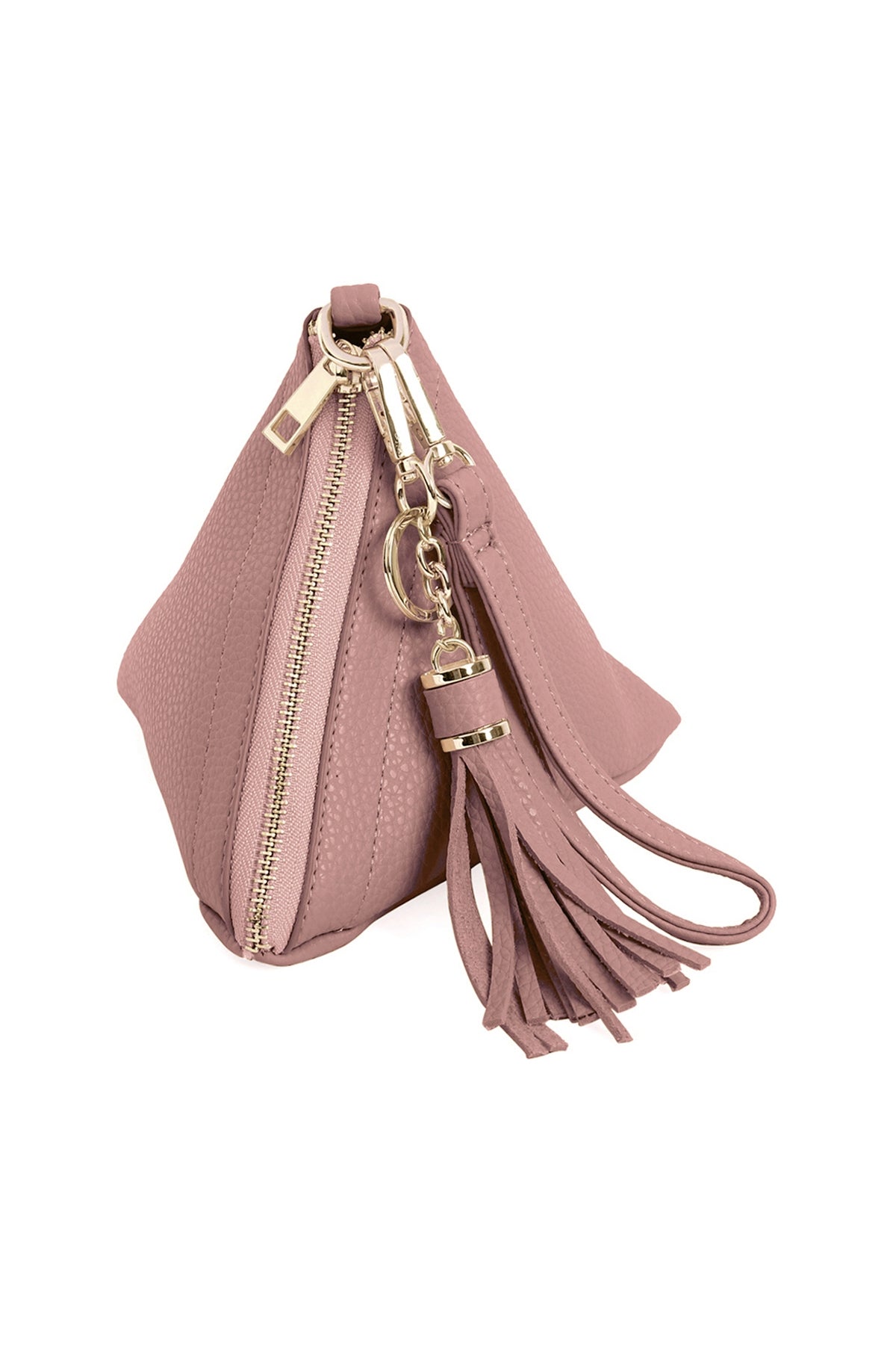 Pyramid Shape Leather Wristlet Bag / 6PCS
