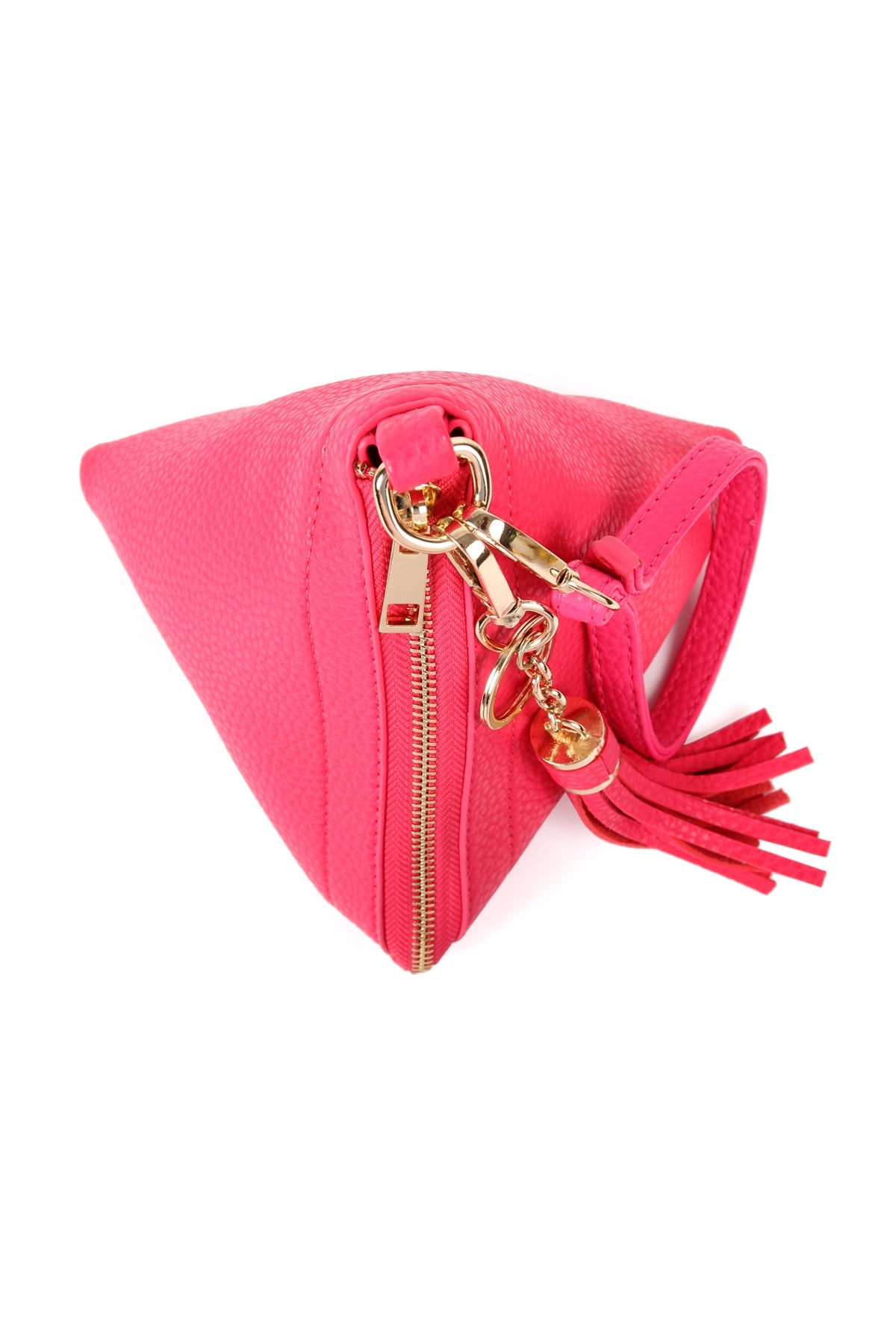 Pyramid Shape Leather Wristlet Bag / 6PCS