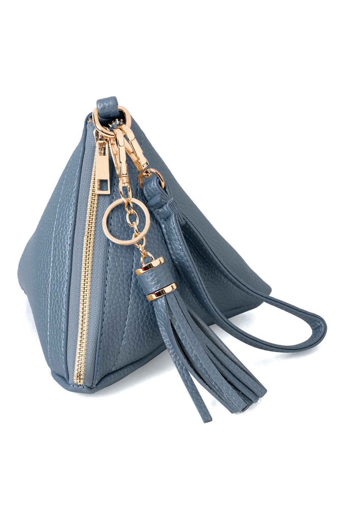Pyramid Shape Leather Wristlet Bag / 6PCS