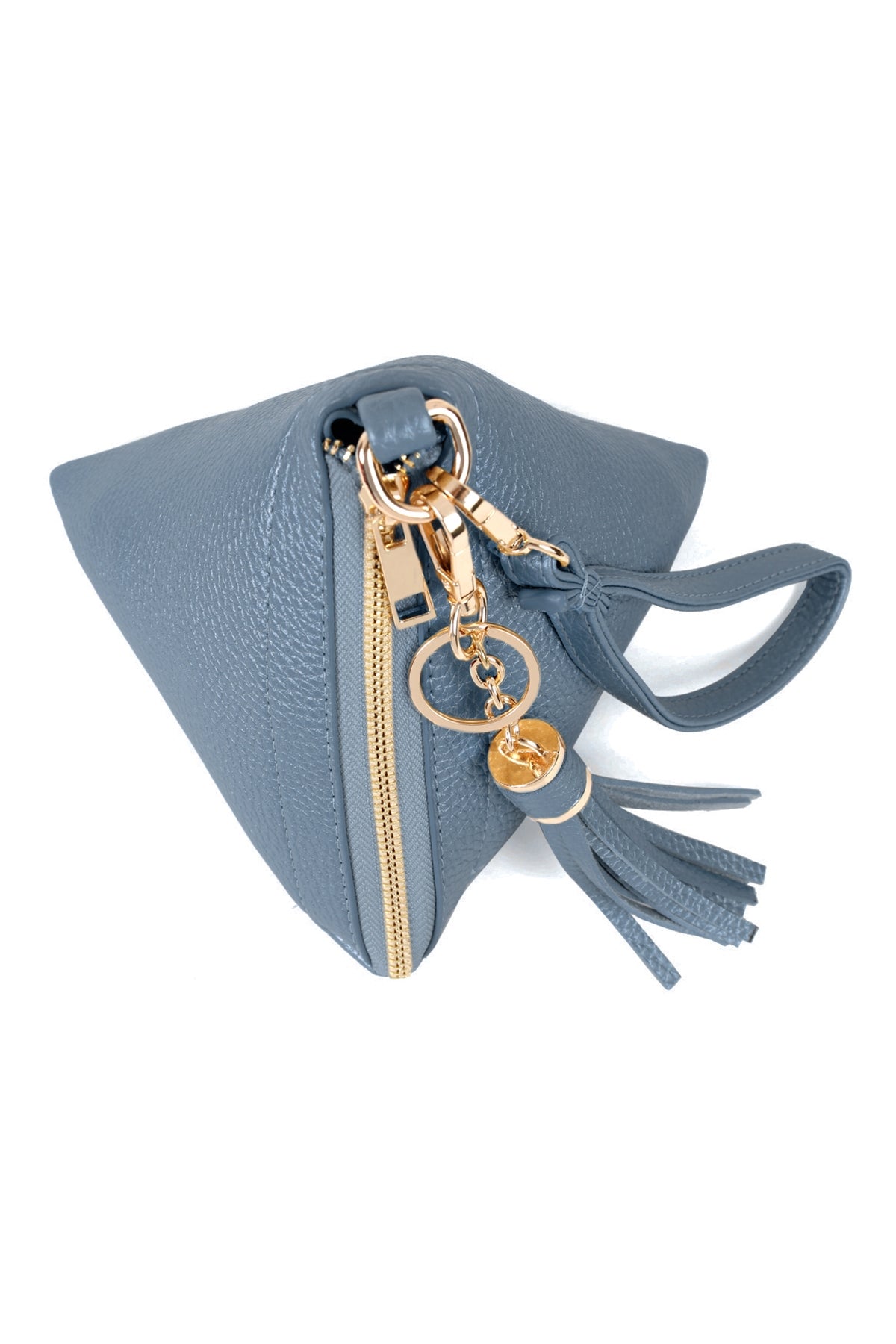 Pyramid Shape Leather Wristlet Bag / 6PCS