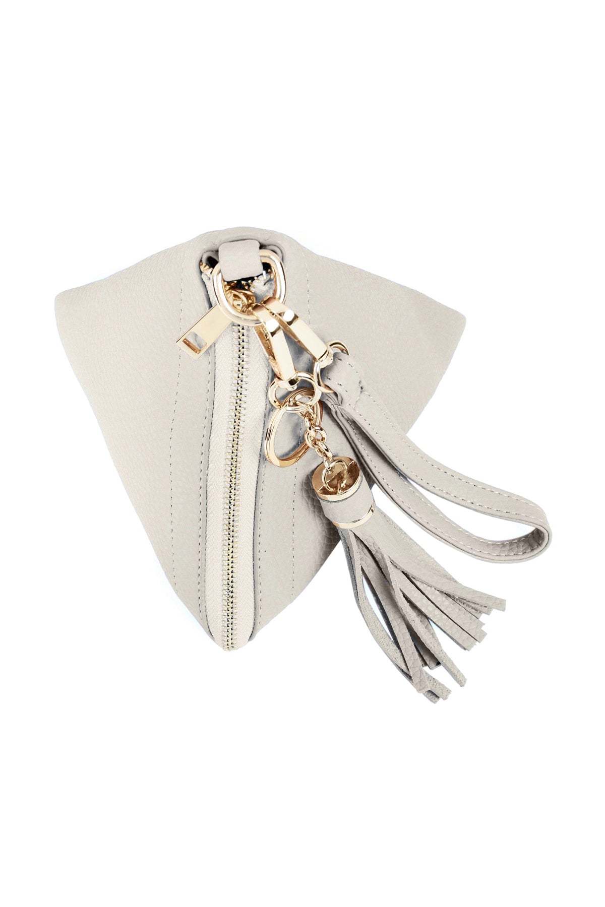Pyramid Shape Leather Wristlet Bag / 6PCS