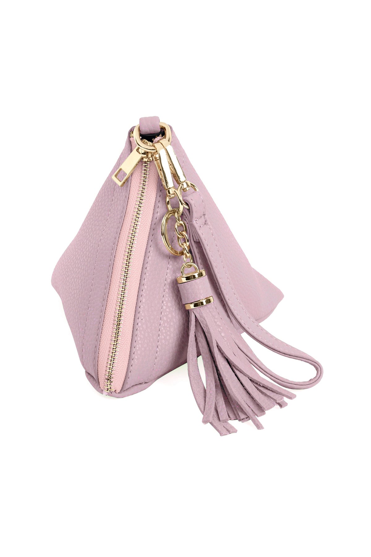 Pyramid Shape Leather Wristlet Bag / 6PCS
