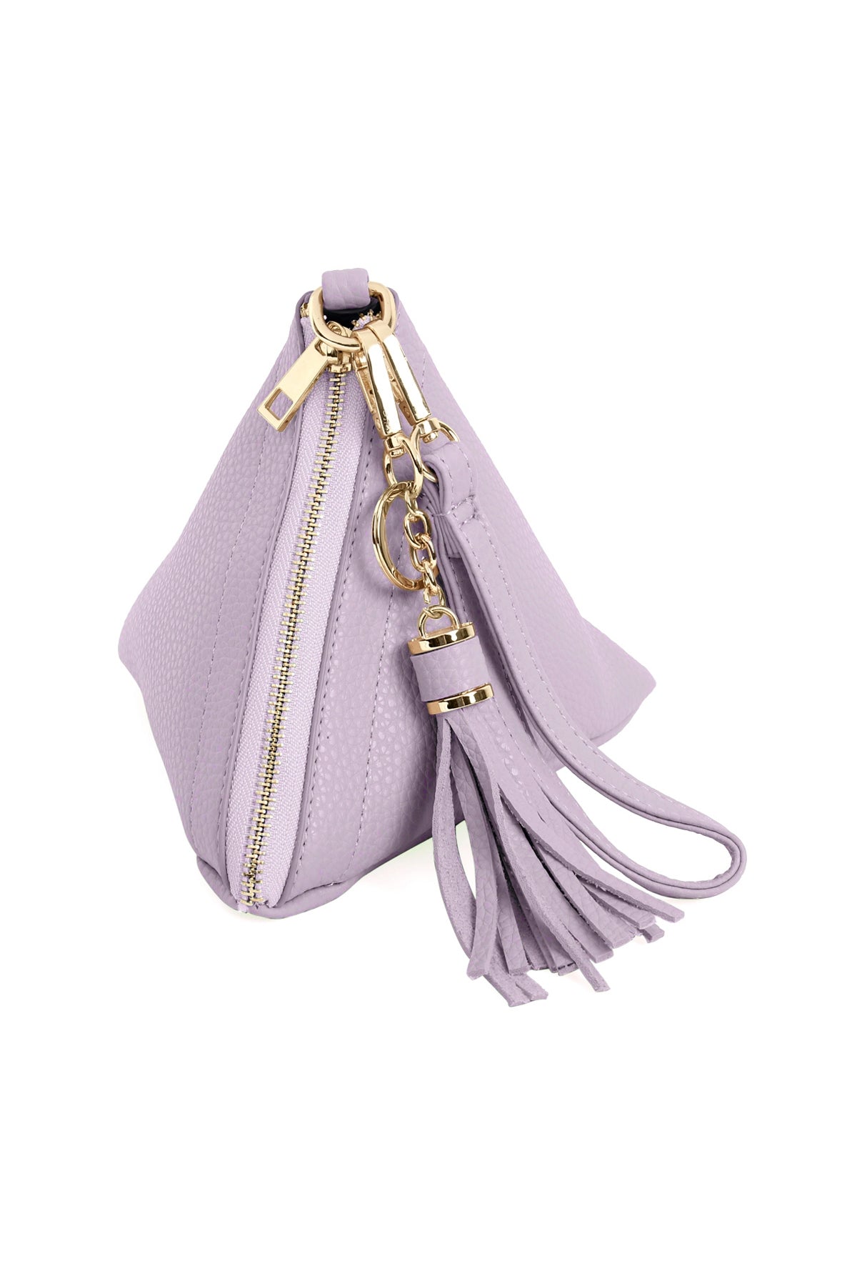 Pyramid Shape Leather Wristlet Bag / 6PCS