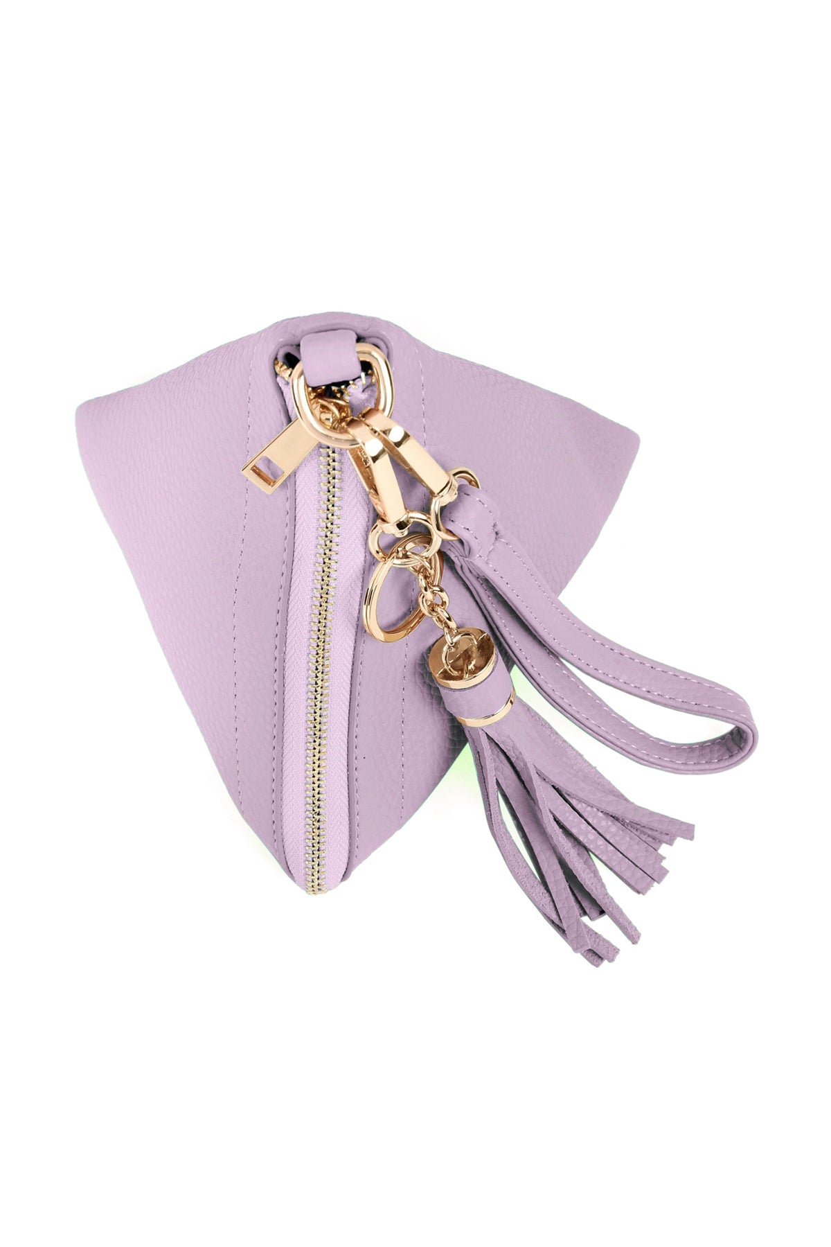 Pyramid Shape Leather Wristlet Bag / 6PCS