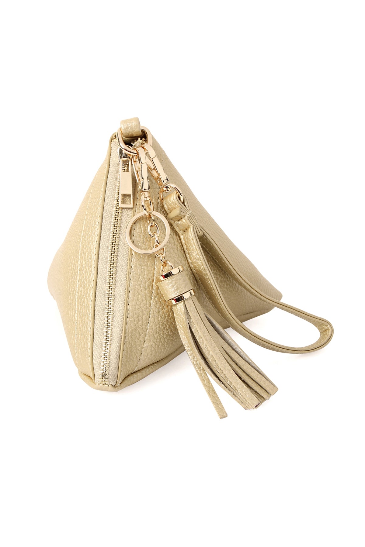 Pyramid Shape Leather Wristlet Bag / 6PCS