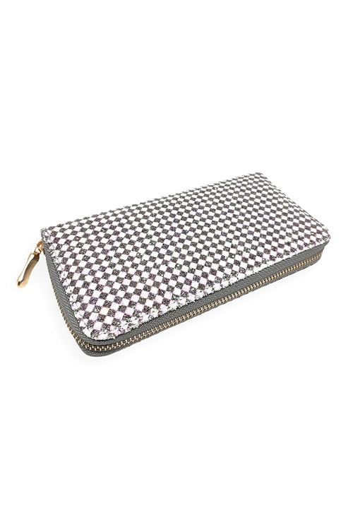 Pattern Print Zipper Wallet / 1PC