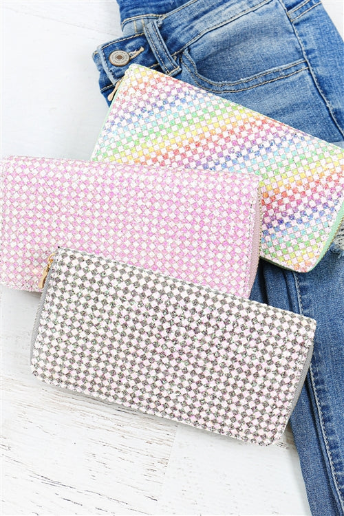 Pattern Print Zipper Wallet / 1PC
