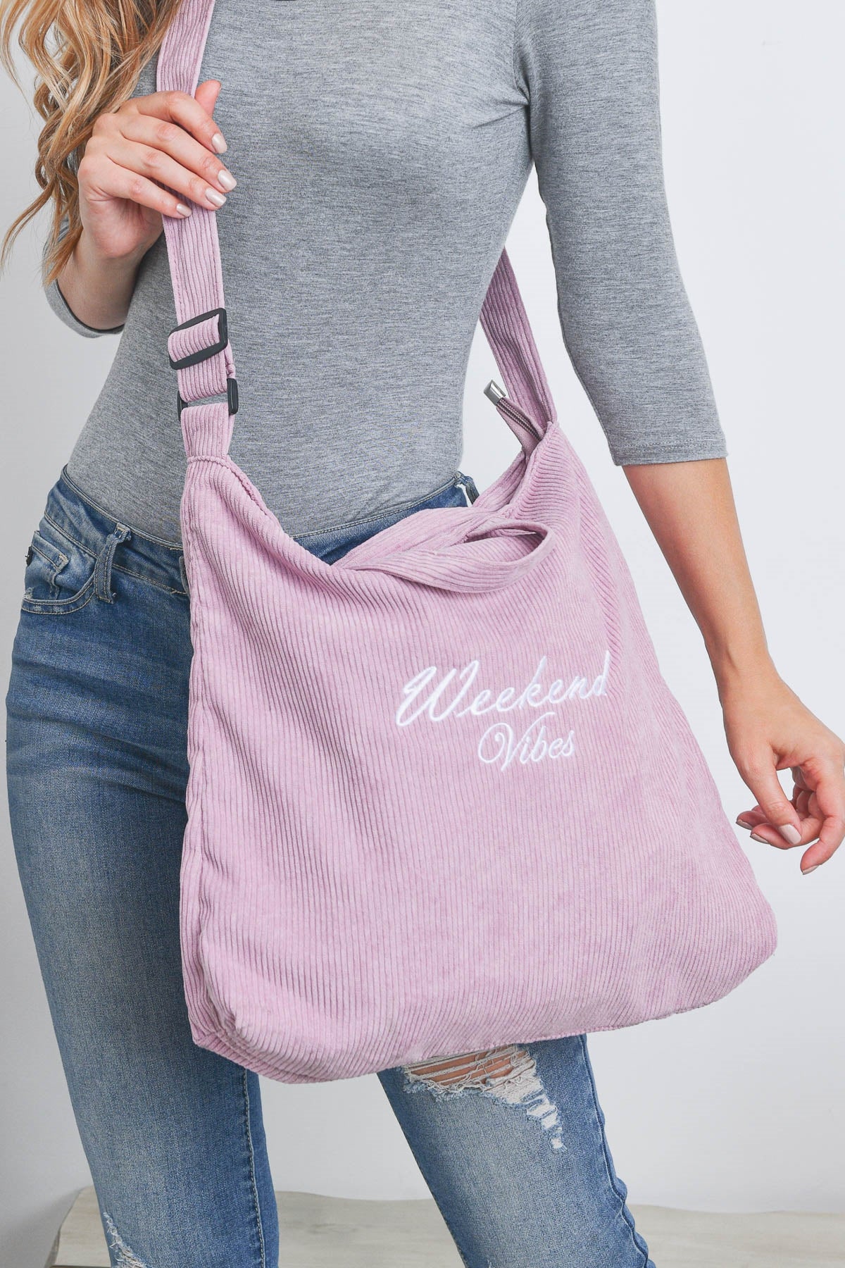 Weekend Vibes Fashion Crossbody Shoulder Tote Bag
