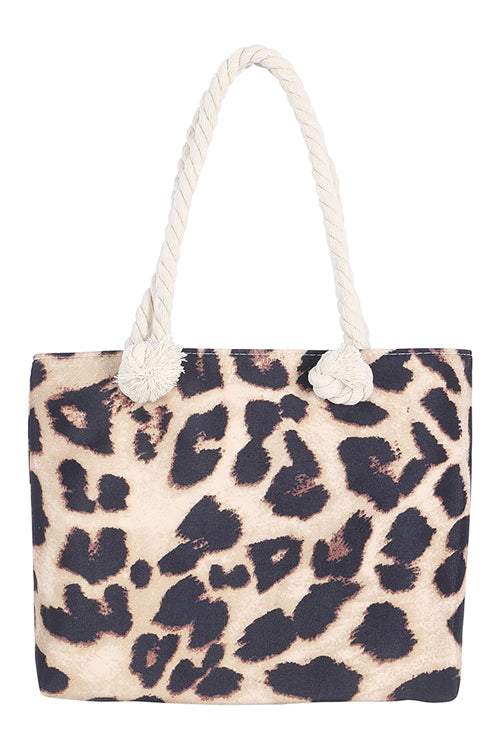 Kids Animal Print Leopard Summer Fashion Tote Bag