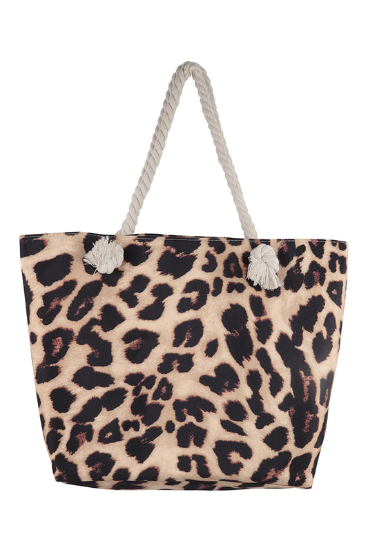 Animal Print Leopard Summer Fashion Tote Bag