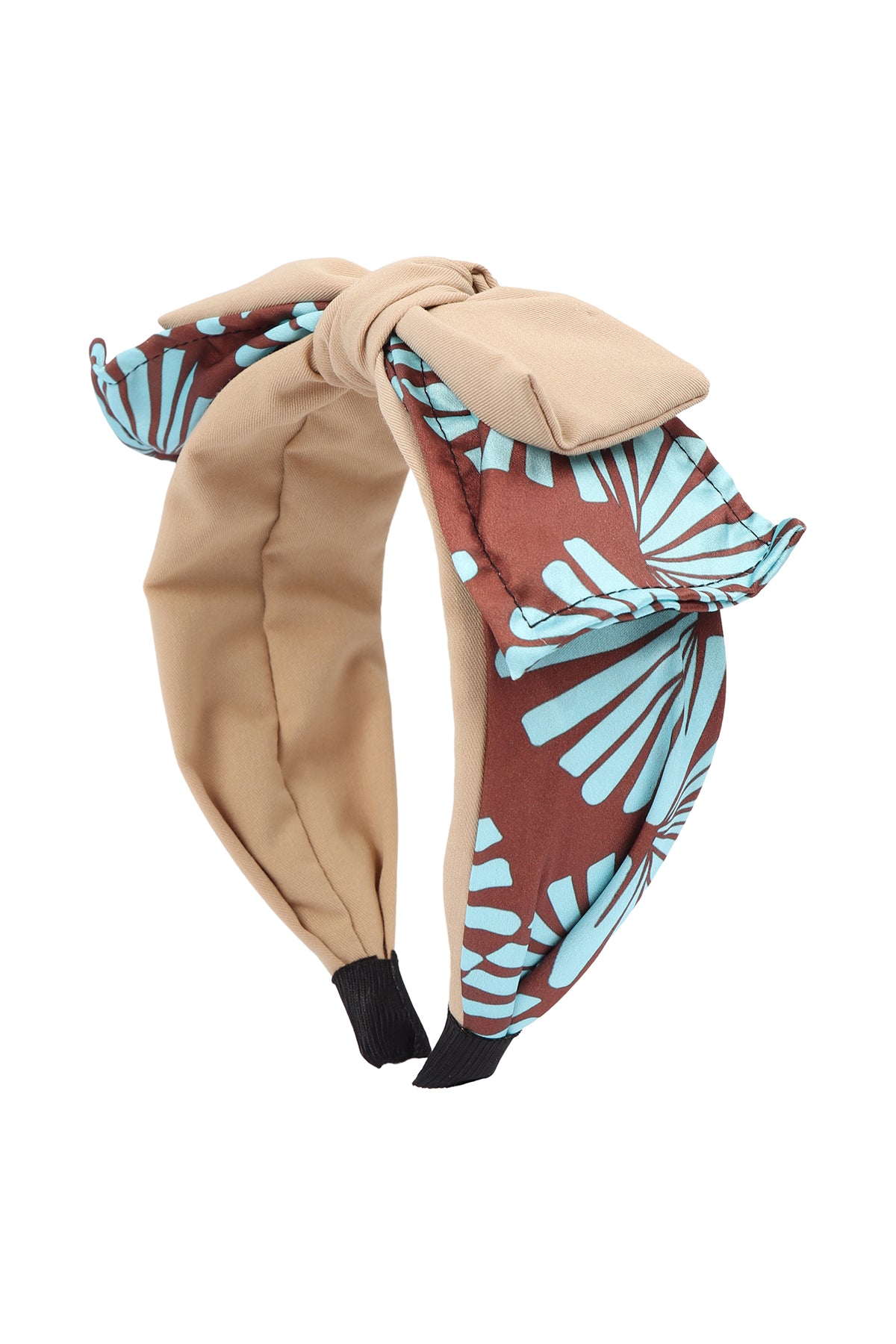 Bow Knot Print Headband Hair Accessories