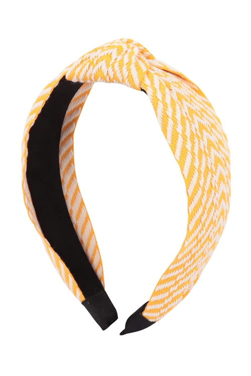 Knotted Knit Pattern Headband Hair Accesories / 1PC