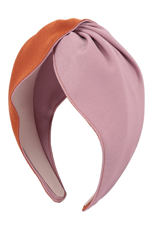 Two Tone Twisted Fabric Headband Hair Accessories / 1PC