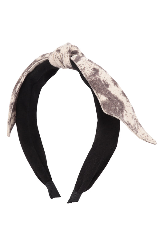 Bow Tie Dye Accent Fashion Head Band Accessories